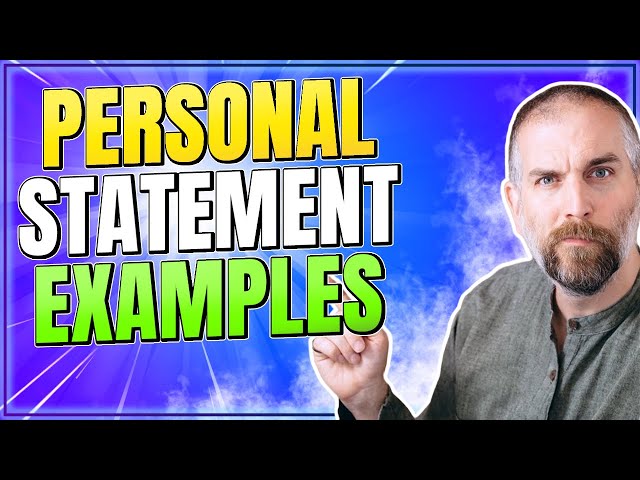 Personal Statement Examples: Oct 2015 Webinar (6 of 6)