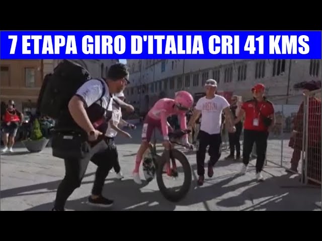 7 ETAPA GIRO DE ITALIA 2024 CRONO INDIVIDUAL 41 KMS