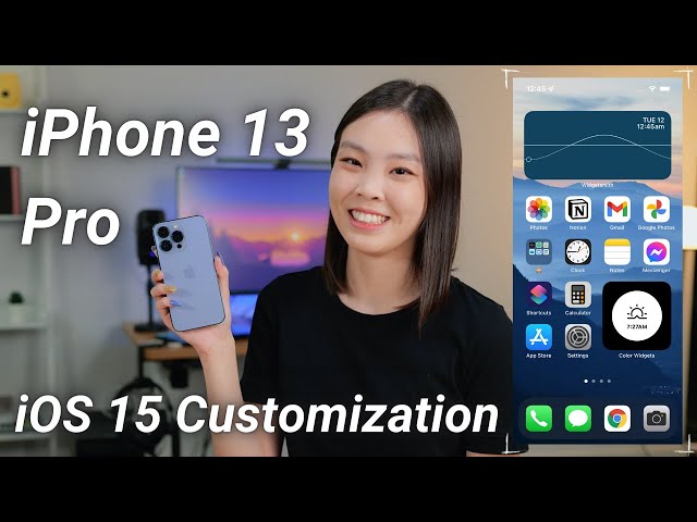 FIRST 6 THINGS TO DO ON NEW IPHONE 13 PRO | Setup + Customization on iOS 15 💙