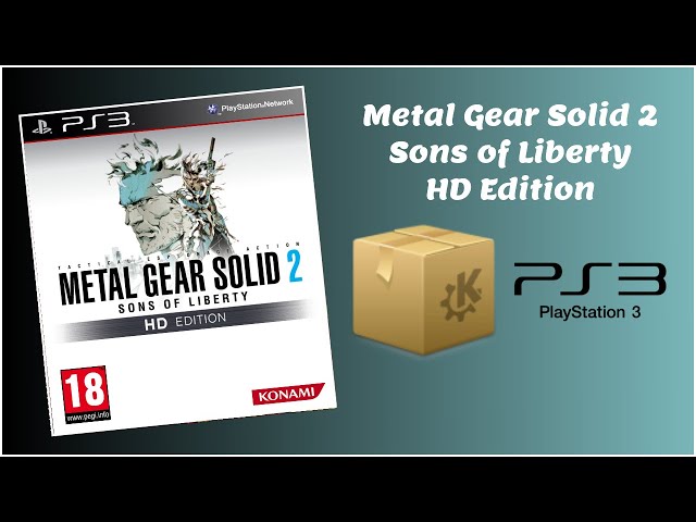 Metal Gear Solid 2 Sons of Liberty HD Edition PKG PS3 (Big File 4 GB+)