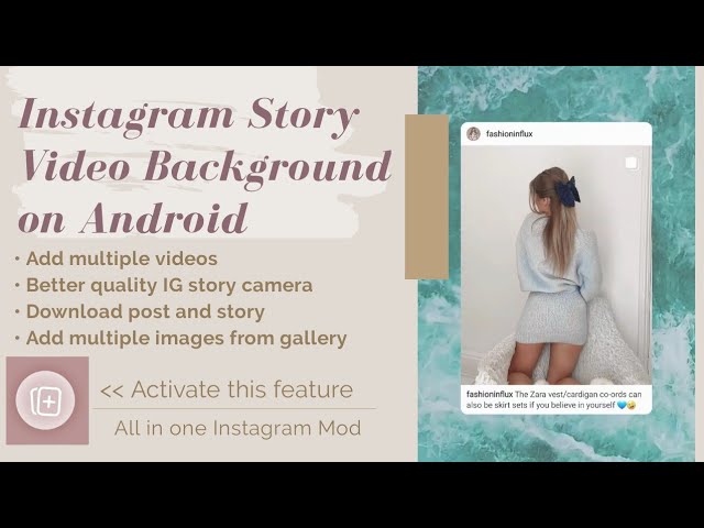 Instagram Story Video Background Android | Get Better Quality IG Story Camera | Gallery Sticker
