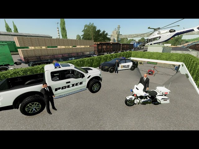 Police find underground tunnel full of Helicopters | Farming Simulator 22