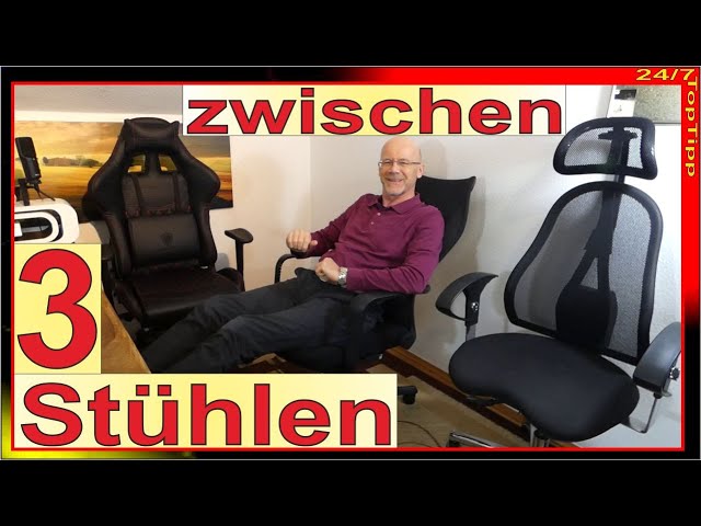 1x1 des guten Sitzen - Dowinx Gaming Stuhl - TopStar Sitness Orto Bürostuhl - MFavour Ergo Bürostuhl