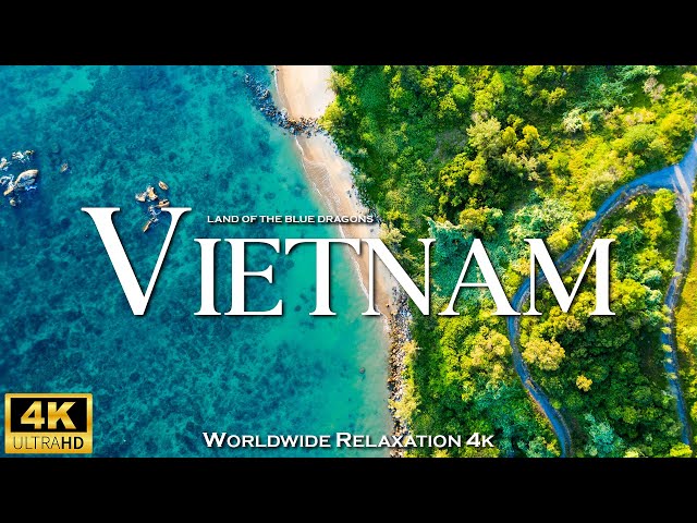 VIETNAM 4K ULTRA HD • Scenic Relaxation Film with Peaceful Relaxing Music & Nature Video Ultra HD
