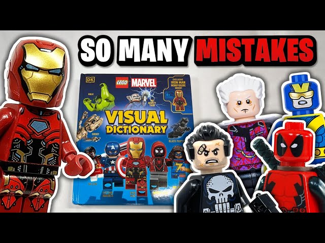 LEGO Marvel Visual Dictionary Review - SO MANY Mistakes & Omissions