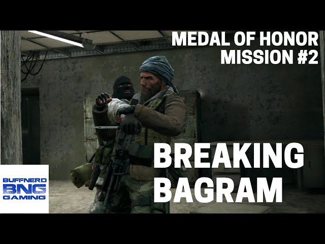 Navy Seals Take Bagram Air force Base - Medal Of Honor 2010 Mission 2 - Breaking Bagram