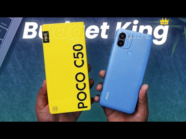 POCO C50 in Rs 6,249 - Best Budget Smartphone⚡ Unboxing, Test & Camera Review 📸