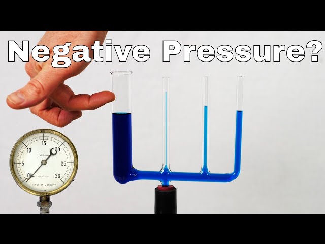 How to Make Low Pressures with a Capillary tube