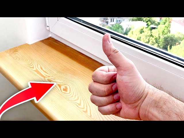 The carpenters don't want you to know that! AMAZING DIY windowsill repair