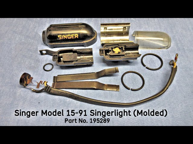 Singer 15-91 Light. Replace, Repair or Rewire. Part Two.