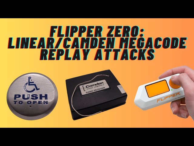 Flipper Zero: Linear/Camden MegaCode SubGHz Replay Attacks