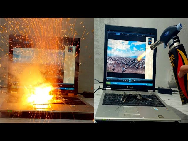 Killing Laptop | GasTorch vs Laptop