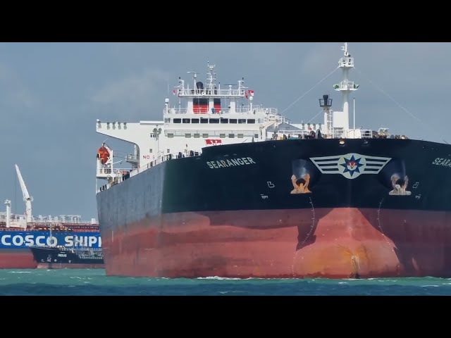 THE SUPERS OF THE SEA : SUPER TANKER, SUPER BULK CARRIER, SUPER CONTAINER | Shipspotting | ocean
