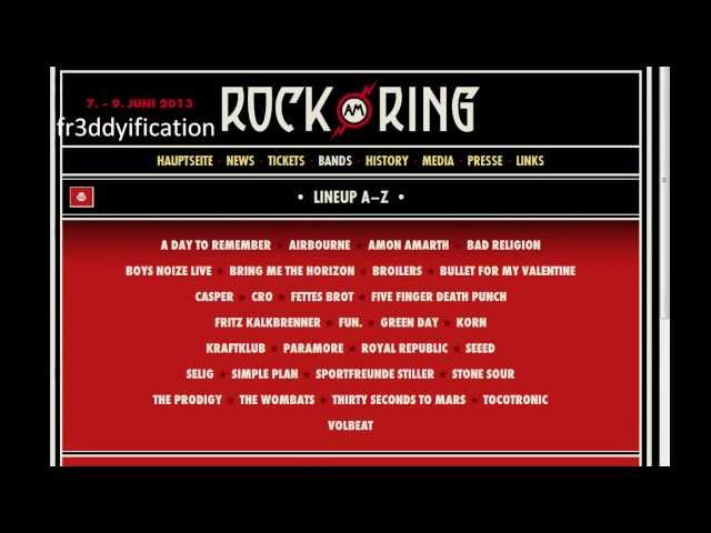 Rock am Ring 2013 - Trailer/Lineup [HD]