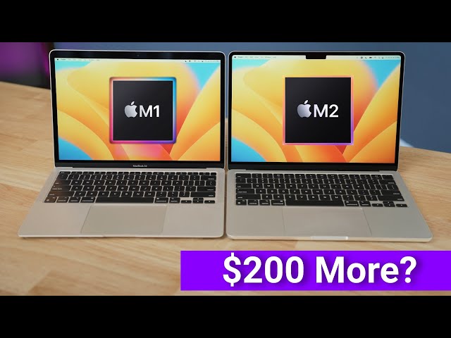 M2 MacBook Air VS M1 MacBook Air! SILVER!