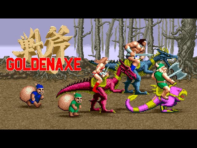 Golden Axe / ゴールデンアックス (1989) Arcade - 2 Players Axe Battler / Tyris Flare [TAS]