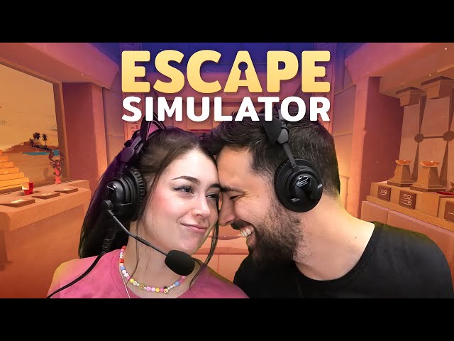 Husband & Wife test their relationship in Escape Simulator!