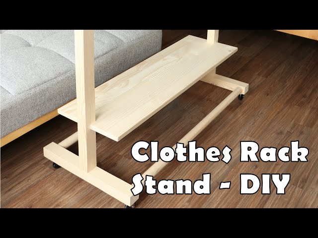 Clothes Rack Stand DIY