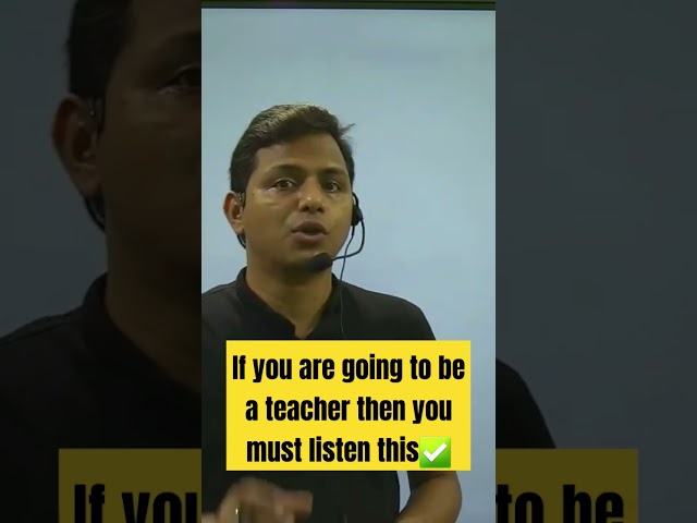 Want To be a Teacher? Must Listen This #csirnet #sbtechmath #youtubeshorts #highereducation