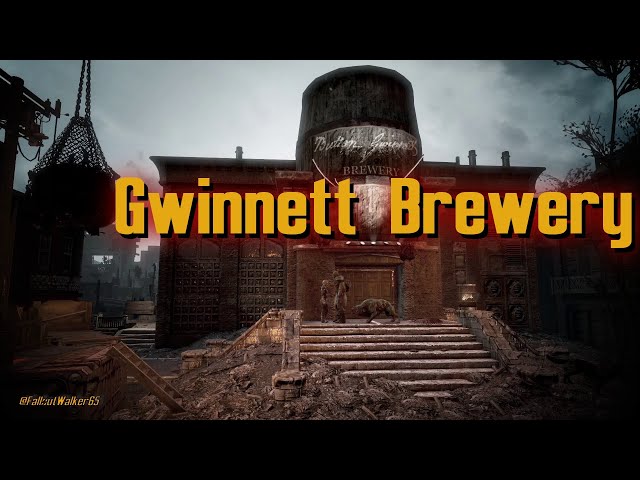 Fallout 4: Visit to the Button Gwinnett Brewery [Ambience, Relaxing, Music]