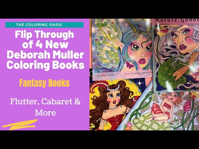 Flip Through of 4 Deborah Fantasy Books | Cabaret, Flutter, Nature Goddesses, Children of the Woods