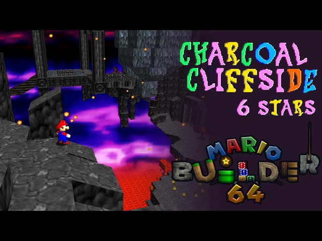 Charcoal Cliffside (full playthrough) - Mario Builder 64
