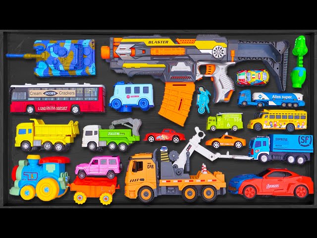 Mencari dan Merakit Mobil Mobilan Truk Molen Besar,Penyelamatan,Tangki, Senjata,Bus,Kereta Api,Hulk