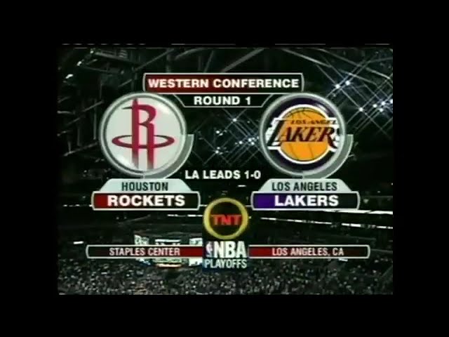 Epic Showdown: Lakers Vs Rockets In NBA Playoffs 2004 Game 2! #kobebryant #shaquilleoneal