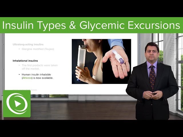 Insulin Types & Glycemic Excursions: Diabetes Medications – Pharmacology | Lecturio
