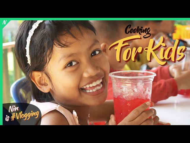 Charity Cooking || Cooking for kids in Thai orphanage (Chiang Mai Thailand) Nin is cooking & Care108