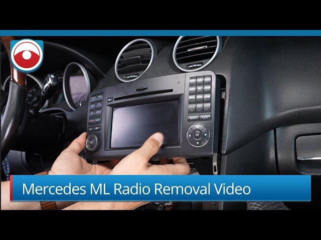 Mercedes ML 2006-2011 Radio Removal