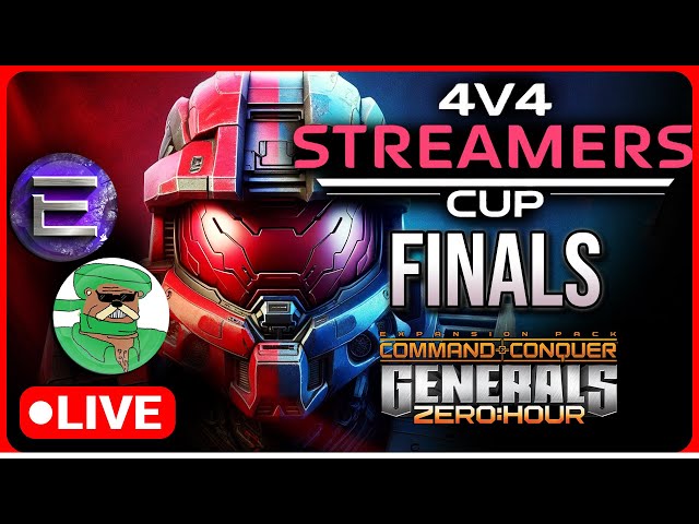 $650 4vs4 Streamers Tournament Finals: Team ExCaL vs Team Marakar | C&C Generals Zero Hour