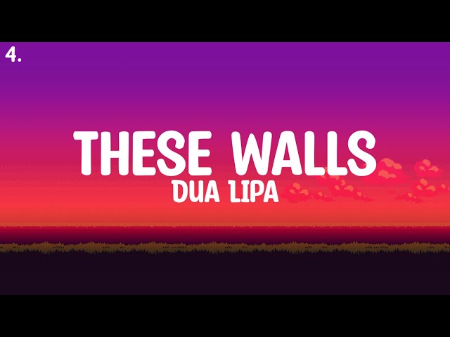 Dua Lipa - These Walls - LYRICS