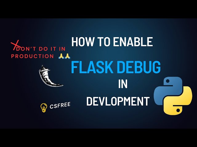 How To Enable Flask Debug Mode ON In Development its Importance. | Don't do it in Production 🙏