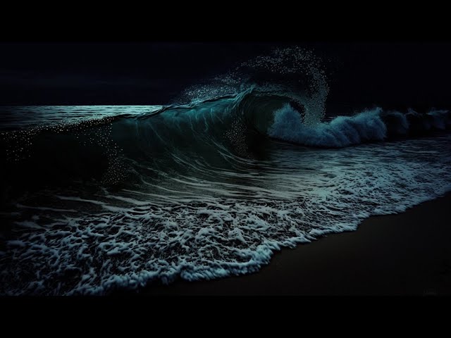Deep Sleep Meditation with Ocean Waves | Soothing Waves Crashing on Beach | White Noise for Sleep