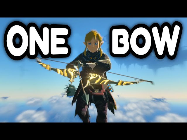 🔴 Beating TotK With A Single Bow | Day 2