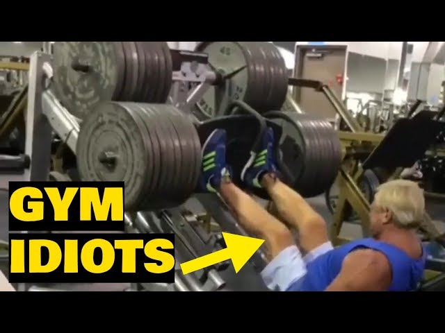 GYM IDIOTS 2020 - Strongest Legs, Tough Guys & More