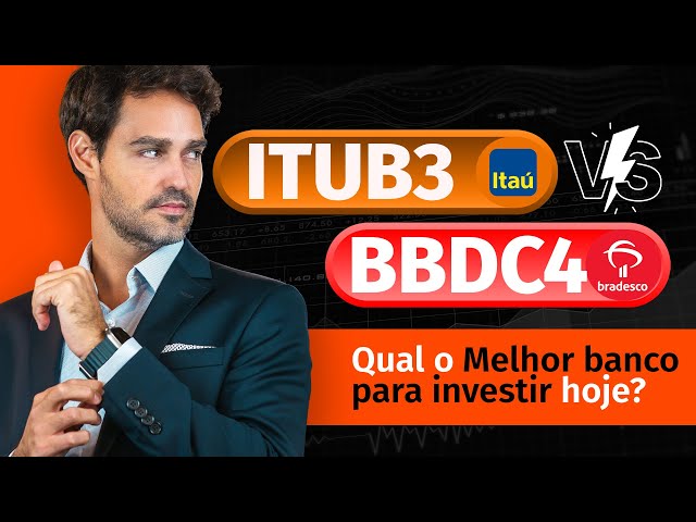 Bradesco ou Itaú? Melhor ação de banco para 2024 | Análise ITUB3 e BBDC4 com Bruce Barbosa
