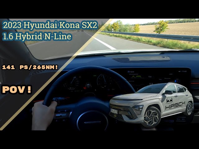 2023 Hyundai Kona 1.6 GDI Hybrid N-Line POV Test Drive! | AUTOBAHN 4K