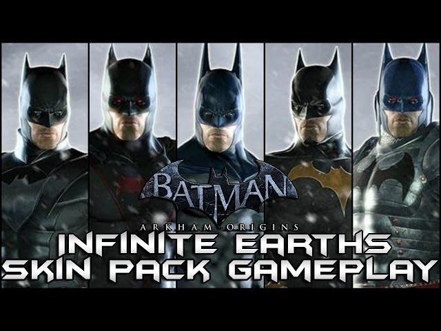 Batman Arkham Origins: Infinite Earths Skin Pack Gameplay!