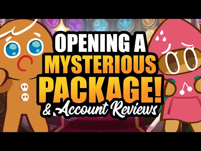Opening Mysterious PACKAGE! & (Account Reviews!)-Cookie Run Kingdom