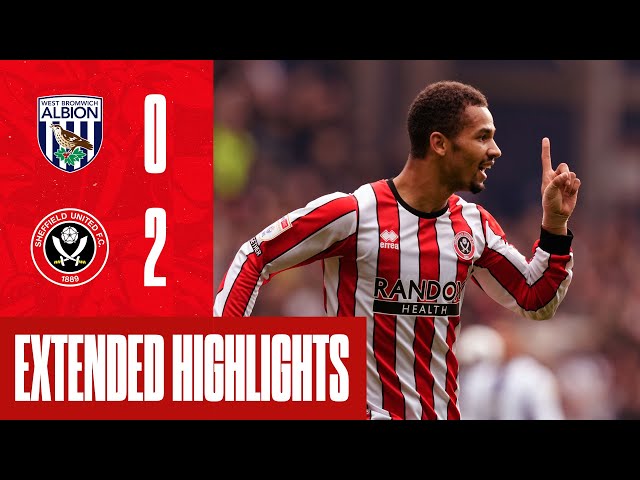 Iliman Ndiaye and McBurnie Goals 🔥| West Brom 0-2 Sheffield United | EFL Championship highlights