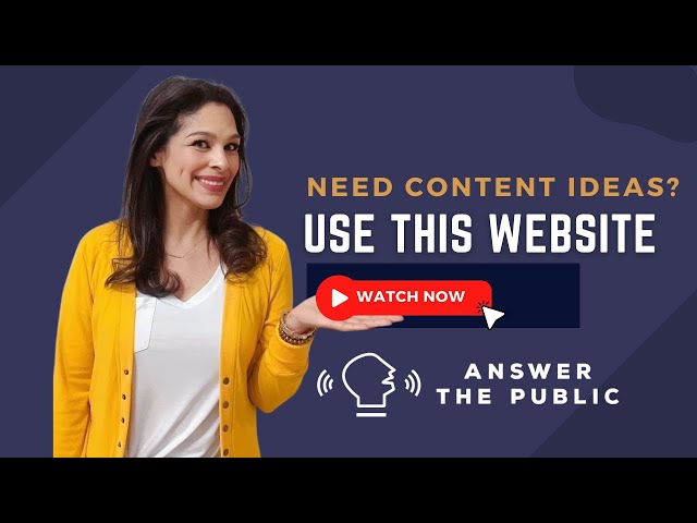 How to use Answer the Public for Content Creation
