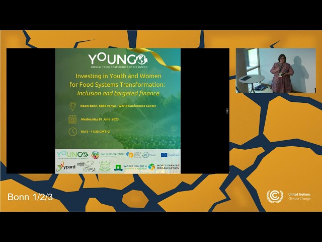 Investing in Youth and Women for Food Systems Transformation Inclusion and Targeted Finance