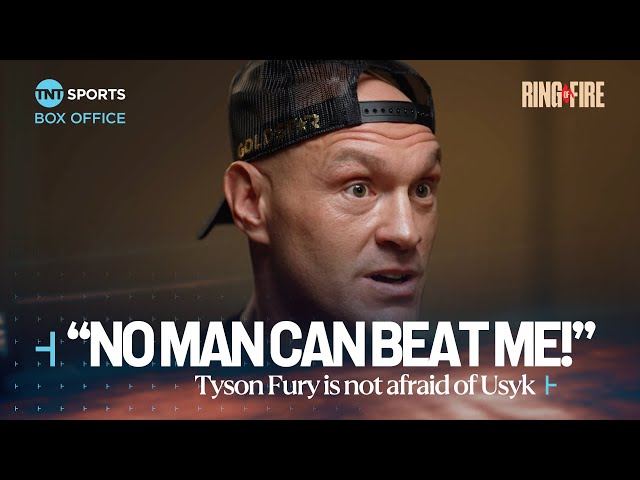 😤 "WHY SHOULD I BE AFRAID?" | Tyson Fury believes Usyk cannot BEAT him | #RingOfFire 🇸🇦🔥