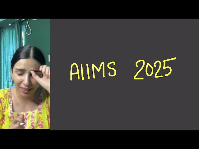 Rough Talk-Is it possible to crack AIIMS in 1 Year | NEET 2025.