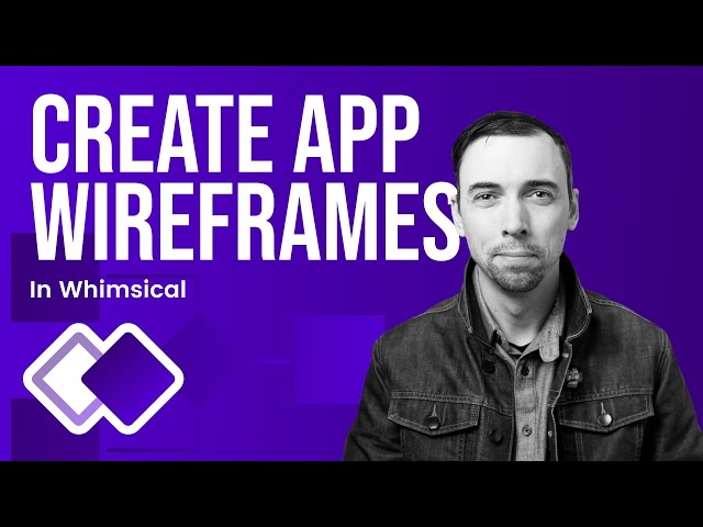 App Wireframe Design and User Flow UX - Whimsical Wireframe Tutorial