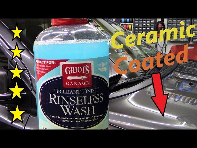 Griot's Garage BF Rinseless Wash on a Ceramic Coated Vehicle!