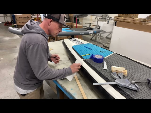 Easy way to repair an inflatable paddle board