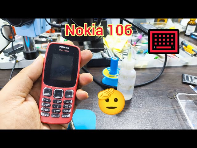 Nokia 106 The keyboard does not work